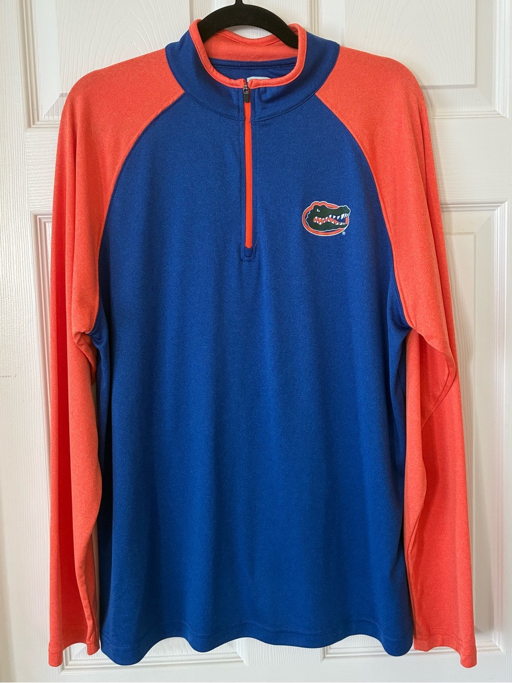 Stadium Athletics Blue & Orange Florida Gators Quarter, Size Large